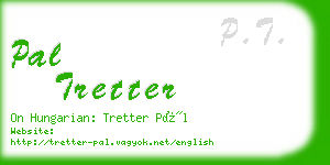 pal tretter business card